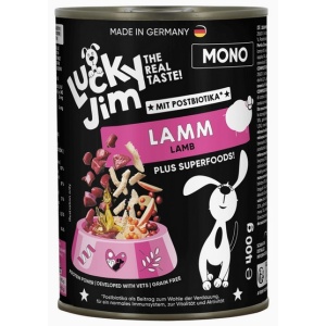 Lucky Jim Mono Adult Jagnięcina puszka 400g