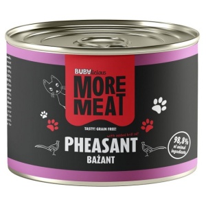 BUBAlicious Kot More Meat Mono bażant puszka 185g