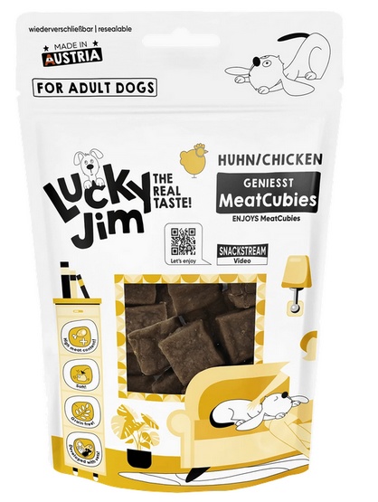 Lucky Jim MeatCubies Kurczak 70g - obrazek 2