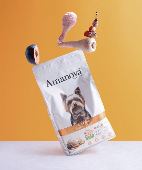 Amanova Dog Adult Mini Exquisite Chicken - kurczak 2kg - obrazek 3