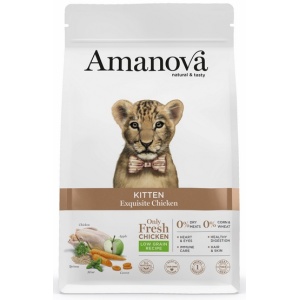 Amanova Cat Kitten Exquisite Chicken - kurczak 4kg