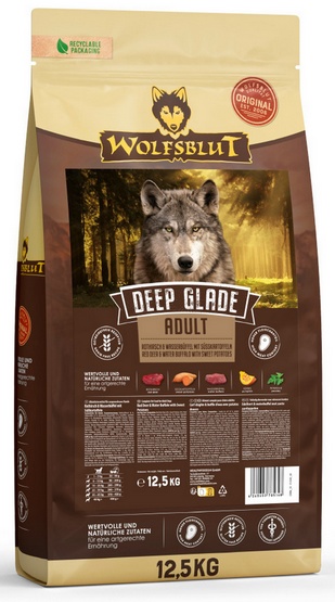 Wolfsblut Dog Deep Glade Adult - jeleń i bawół 12,5kg