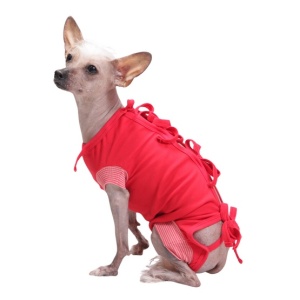 Grande Finale Koszulka pooperacyjna rozmiar 6 / 60cm czerwona [WET1C]