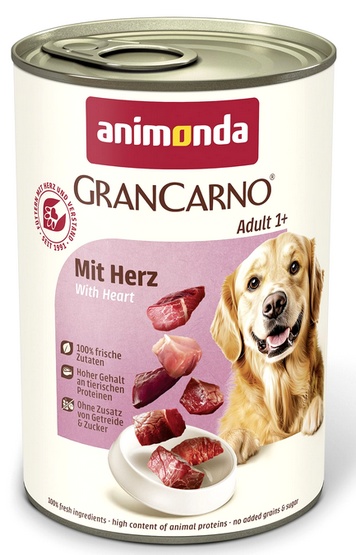 Animonda GranCarno Original Adult Herz Serca puszka 400g