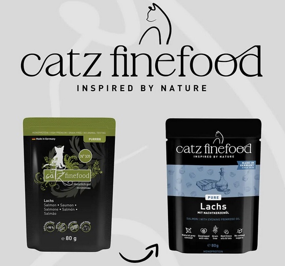 Catz Finefood Purrrr N.105 Łosoś saszetka 80g - obrazek 3