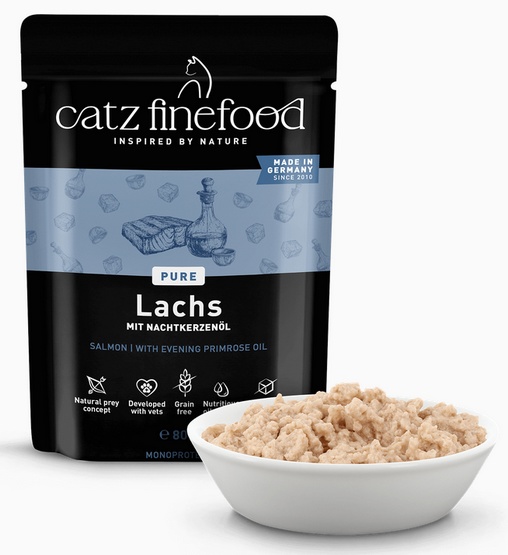 Catz Finefood Purrrr N.105 Łosoś saszetka 80g - obrazek 5