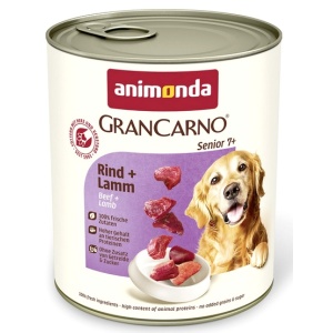 Animonda GranCarno Original Senior Rind Lamm Wołowina + Jagnięcina puszka 800g