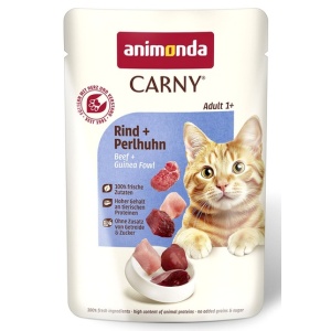 Animonda Carny Adult Wołowina + Perliczka saszetka 85g