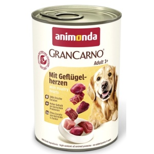 Animonda GranCarno Original Adult Geflugelherzen Drobiowe serca puszka 400g