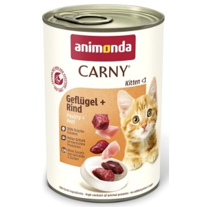 Animonda Carny Kitten Wołowina + Drób puszka 400g