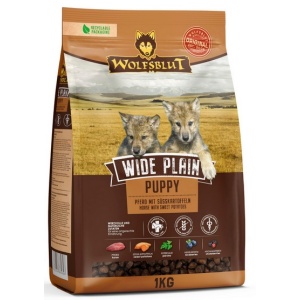 Wolfsblut Dog Wide Plain Puppy - konina i bataty 1kg