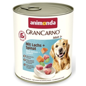 Animonda GranCarno Original Adult Lachs Spinat Łosoś + Szpinak puszka 800g