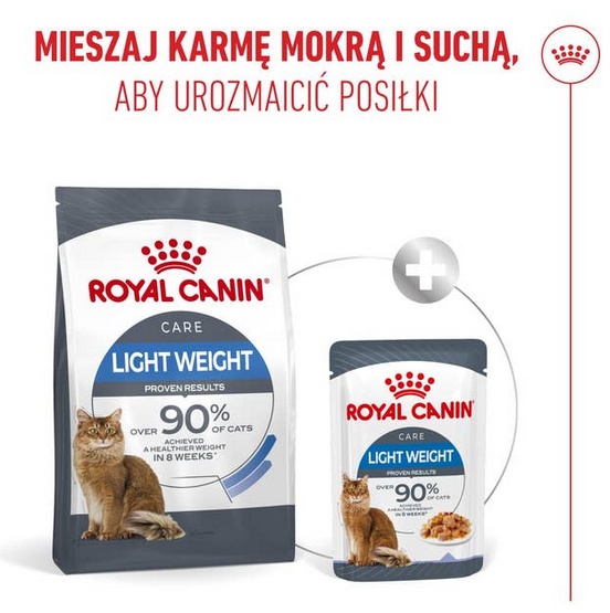 Royal Canin Light Weight Care w galaretce karma mokra dla kotów dorosłych, z tendencją do nadwagi saszetka 85g - obrazek 5