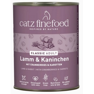 Catz Finefood Classic Jagnięcina i Królik (N.11) puszka 800g