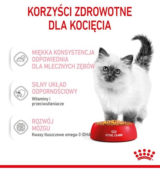 Royal Canin Kitten w galaretce karma mokra dla kociąt do 12 miesiąca życia saszetka 85g - obrazek 2