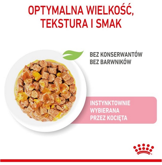 Royal Canin Kitten w galaretce karma mokra dla kociąt do 12 miesiąca życia saszetka 85g - obrazek 3