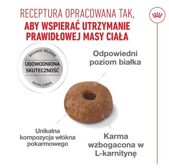 Royal Canin Light Weight Care karma sucha dla kotów dorosłych, utrzymanie prawidłowej masy ciała 3kg - obrazek 3