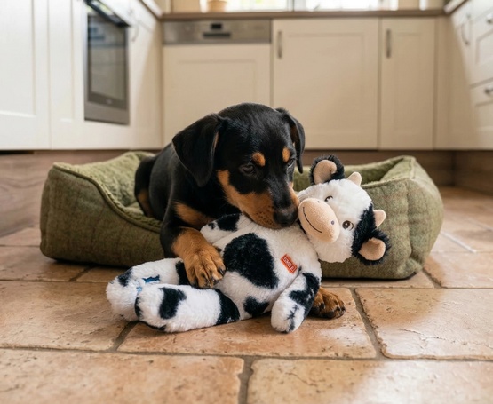 Zolux Zabawka pluszowa Furry Farm Krowa Isache 33cm - obrazek 4