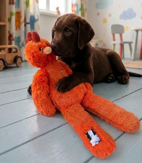 Zolux Zabawka pluszowa Furry Farm Kogut Brock 60cm - obrazek 4