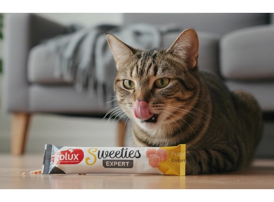 Zolux Sweeties Kremowy przysmak dla kota - kurczak 14g - obrazek 3
