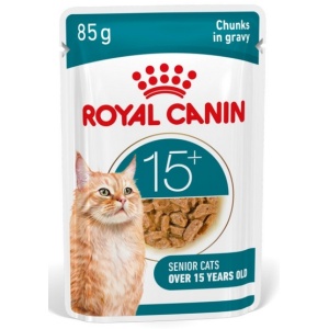 Royal Canin Ageing +15 karma mokra dla kotów dojrzałych w sosie saszetka 85g