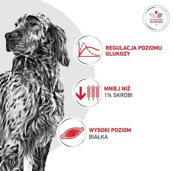 Royal Canin Veterinary Diet Canine Glycobalance Low Carbohydrate Loaf puszka 410g - obrazek 3
