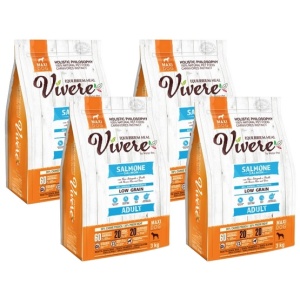 Vivere Maxi Adult Salmon 12kg (4x3kg) Karma Monobiałkowa z Łososiem dla dużych ras
