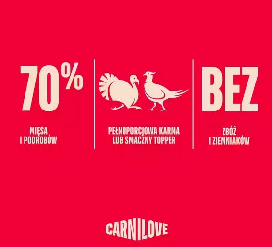 Carnilove Dog Turkey & Pheasant - indyk i bażant saszetka 300g - obrazek 2