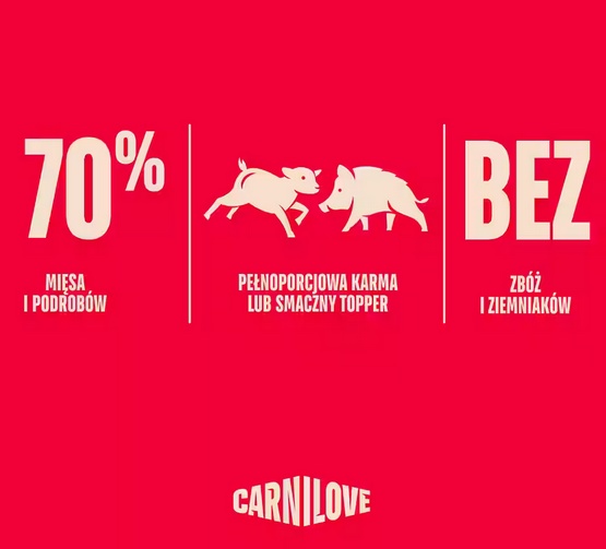 Carnilove Dog Lamb & Wild Boar Adult - jagnię i dzik puszka 400g - obrazek 2