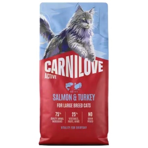 Carnilove Cat Active Salmon & Turkey Large - łosoś i indyk 400g
