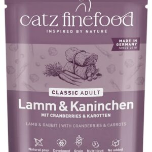 Catz Finefood Classic Jagnięcina i Królik (N.11) saszetka 85g