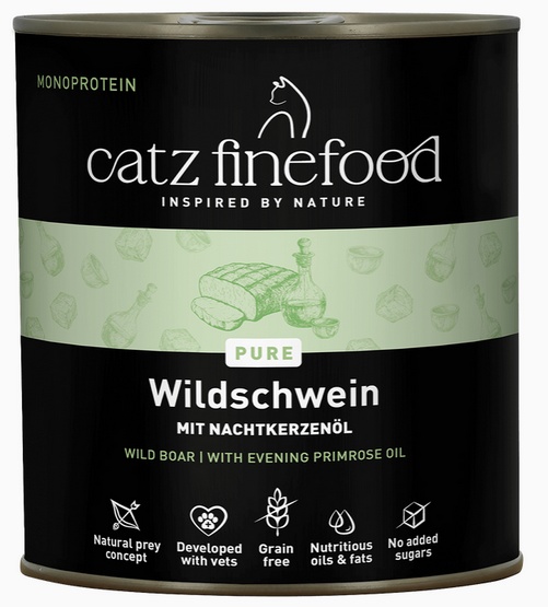 Catz Finefood Pure Dzik (Purrrr N.109) puszka 800g