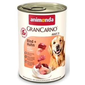 Animonda GranCarno Original Adult Rind Huhn Wołowina + Kurczak puszka 400g