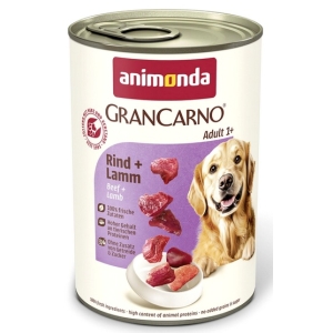 Animonda GranCarno Original Adult Rind Lamm Wołowina + Jagnięcina puszka 400g
