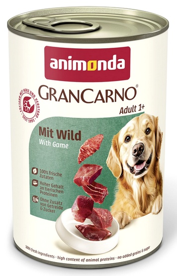 Animonda GranCarno Original Adult Wild Dziczyzna puszka 400g