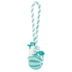 Trixie Piłka Dentafun ze sznurem 7cm/24cm [TX-3299]