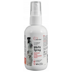 Over Zoo White Spray - płyn usuwający zażółcenia sierści 100ml