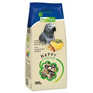 Nestor Pokarm Papuga duża orzechy, fasola mungo 500g
