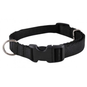 CHABA Obroża taśma regulowana M 16mm czarna