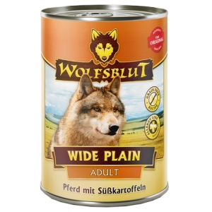 Wolfsblut Dog Wide Plain Adult - konina i bataty puszka 395g