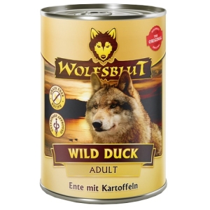 Wolfsblut Dog Wild Duck Adult - kaczka i ziemniaki puszka 395g