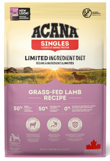 Acana Singles Grass-Fed Lamb 6kg