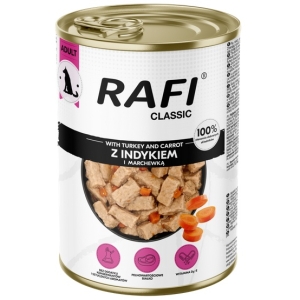 Rafi Pies Classic Indyk i marchewka w sosie 1240g