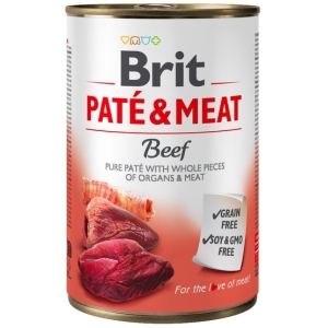 Brit Pate & Meat Dog Beef puszka 400g