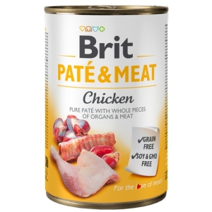 Brit Pate & Meat Dog Chicken puszka 400g
