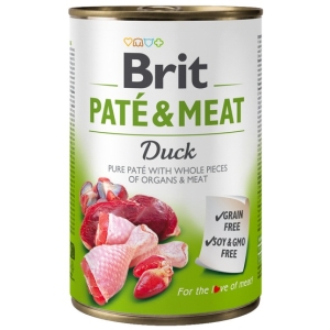 Brit Pate & Meat Dog Duck puszka 400g
