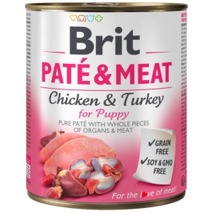 Brit Pate & Meat Dog Puppy puszka 800g