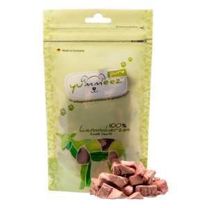 Yummeez Pure Liofilizowane Serca jagnięce 35g