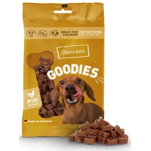 Chewies Goodies Trenerki Kosteczki Mini Drób 125g