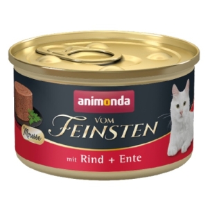 Animonda vom Feinsten Cat Adult Mus Wołowina + Kaczka puszka 85g